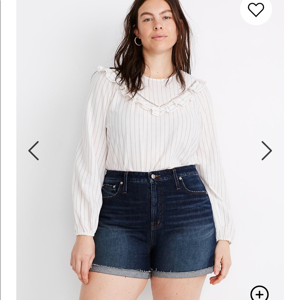 Denim shorts